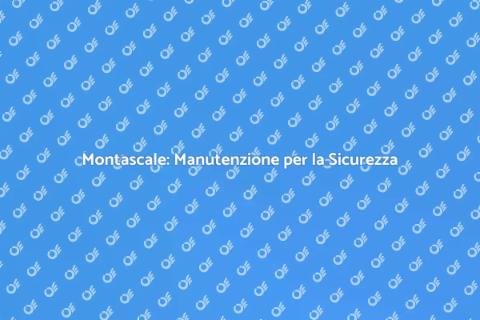 Manutenzione Montascale: Sicurezza e Comfort