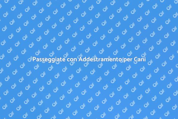 Passeggiate Eccezionali per il Tuo Cane