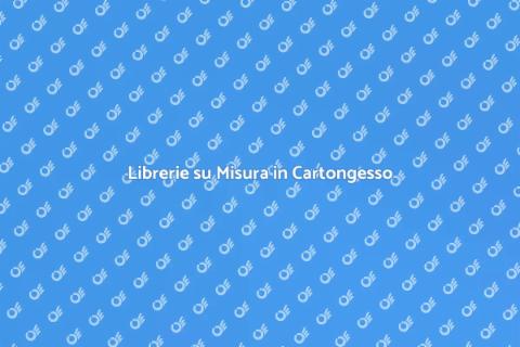 Libreria in Cartongesso su Misura