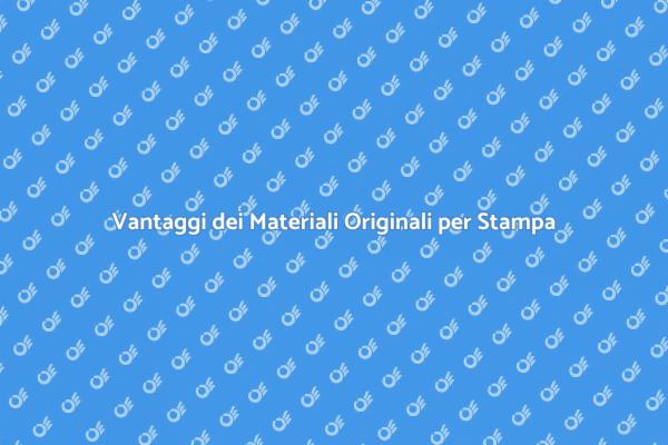 Perché Scegliere Materiali Originali?