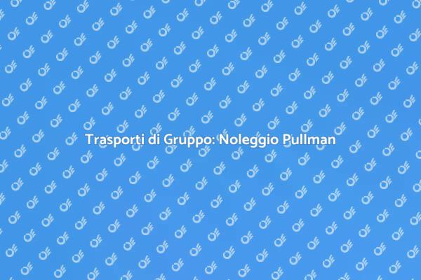Pullman con Autista per Eventi