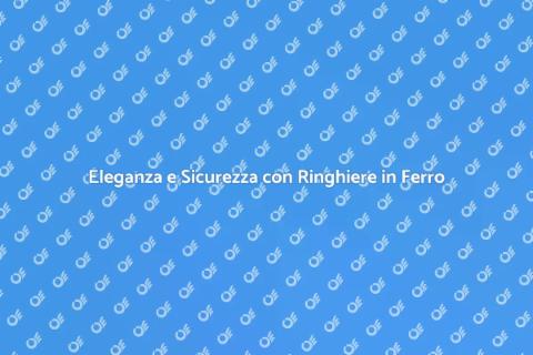 Installazione Ringhiere in Ferro Battuto