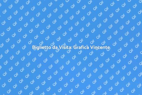 Grafica Biglietto da Visita: Successo