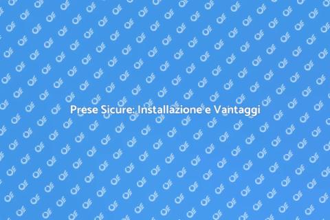 Prese a Muro: Sicurezza e Funzionalità