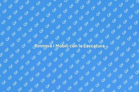 Laccatura Mobili Legno Pressato