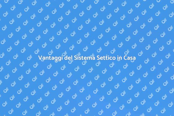Perché Scegliere un Sistema Settico?