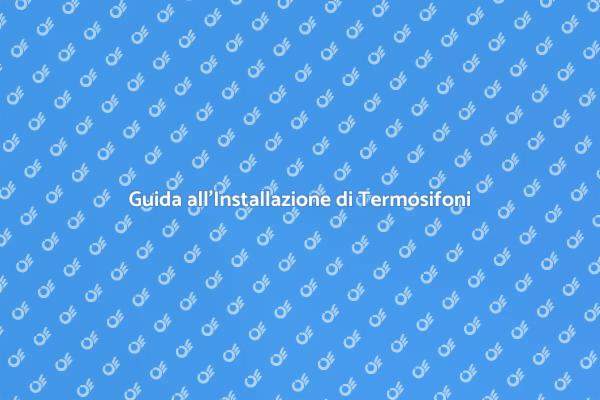 Riscaldamento Efficiente con Termosifoni