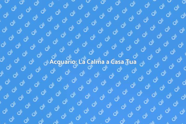Rendi Casa Tua un'Oasi di Tranquillità