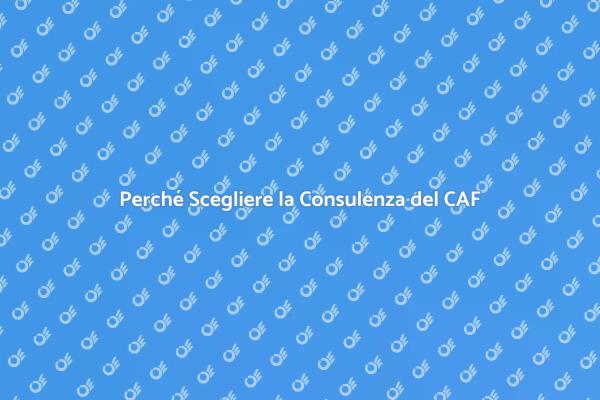 La Consulenza del CAF: Un Supporto Necessario