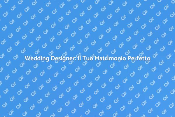 Pianifica il Tuo Matrimonio con Esperti