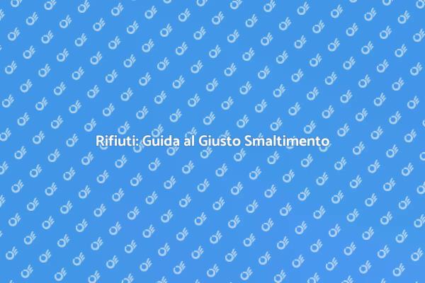 Smaltimento Rifiuti: La Tua Guida