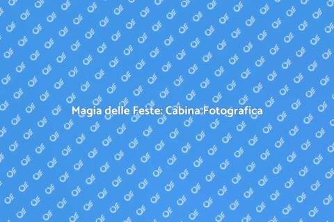 Affittare Cabina Fotografica per Feste