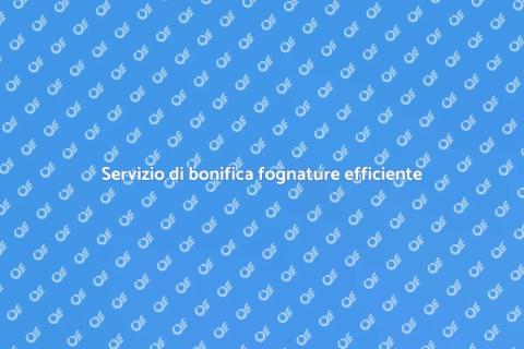 Bonifica fognature nelle aree industriali