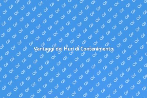 Muro di Contenimento in Calcestruzzo
