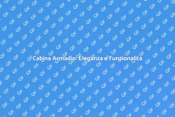 Ottimizza il Tuo Spazio con Stile