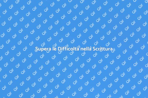 Affronta le Sfide della Scrittura