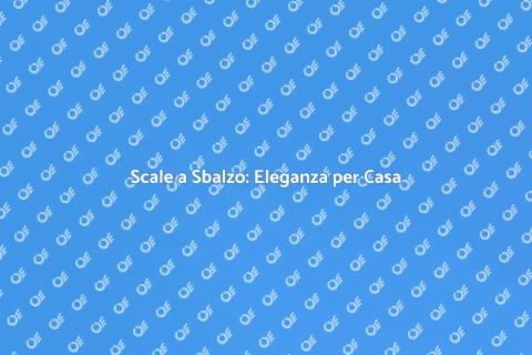 Scale a Sbalzo: Design e Funzionalità