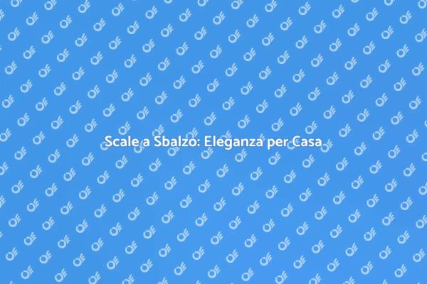Scale a Sbalzo: Innovazione e Design