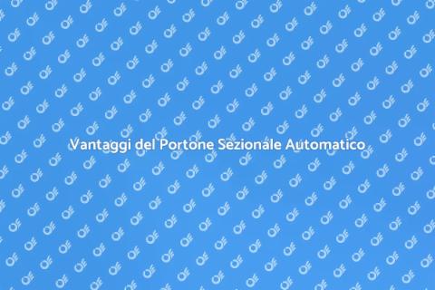 Portone Sezionale con Chiusura Automatica