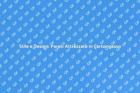 Decorare Parete Attrezzata in Cartongesso