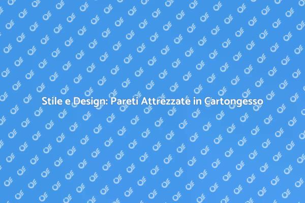 Decorazione Creativa di Pareti Attrezzate