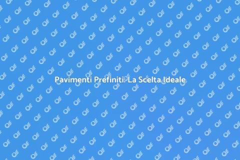 Parquet Prefinito Flottante: Eleganza