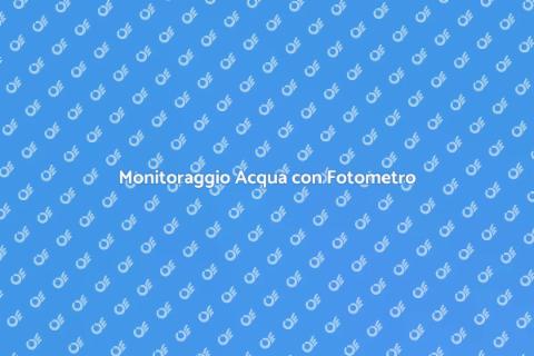 Fotometro per Analisi dell'Acqua