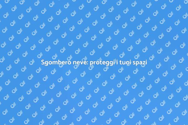 Sgombero neve: un servizio essenziale