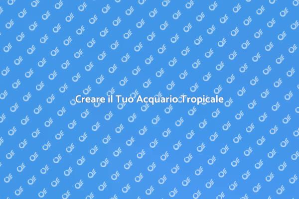 Allestire un Acquario: Guida Pratica