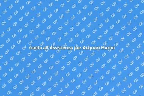 Assistenza Tecnica per Acquari Marini