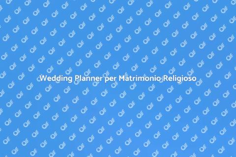 Consulenza Wedding Planner Matrimonio