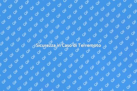 Prevenzione Danni da Terremoto