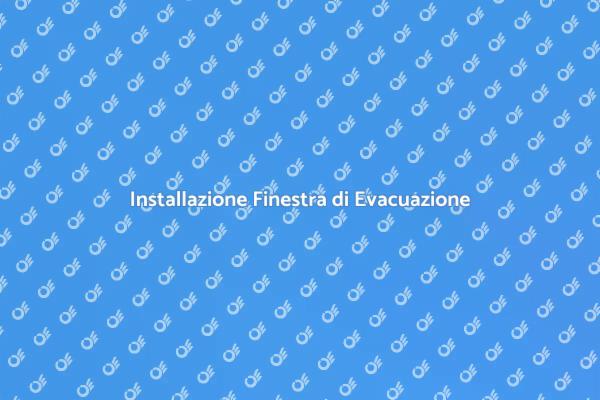 Sicurezza e Comfort con Finestra di Evacuazione