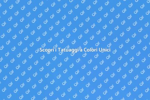Tatuaggi a Colori: Arte e Significato
