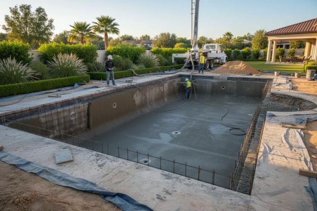 Quanto costa costruire una piscina in cemento?