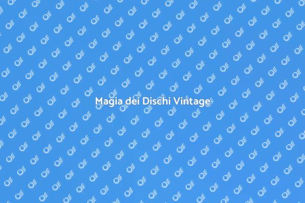 Collezione di Vinili: Un Viaggio nel Tempo