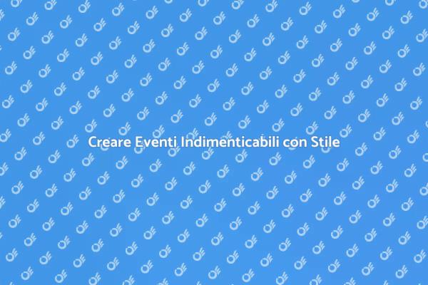 L'Arte dell'Immagine Coordinata per Eventi