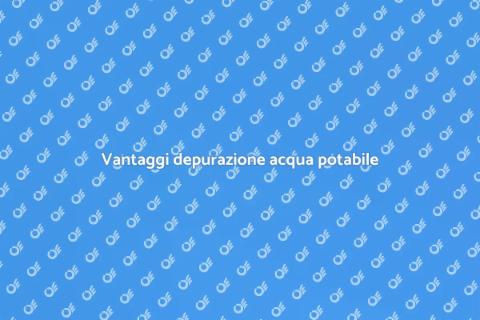 Installazione sistema depurazione acqua