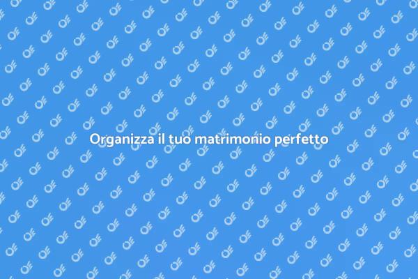 Crea il tuo matrimonio da favola