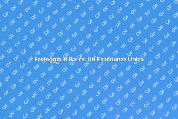 Giornata in Barca: Celebra in Mare
