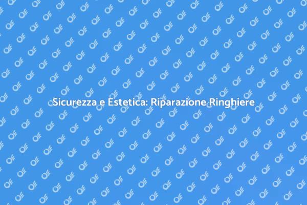 Riparare Ringhiere per Maggiore Sicurezza