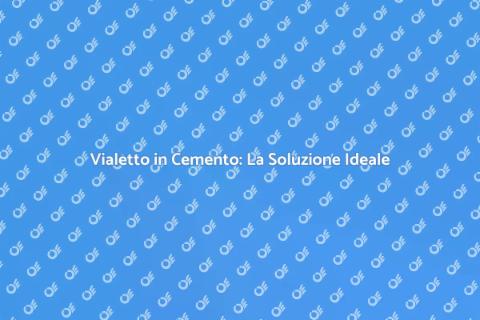 Vialetto in Cemento: Eleganza e Praticità