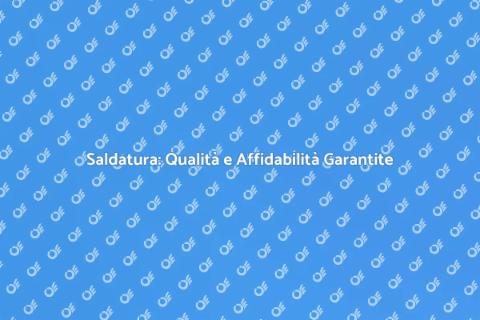 Lavori di Saldatura: Arte e Professione