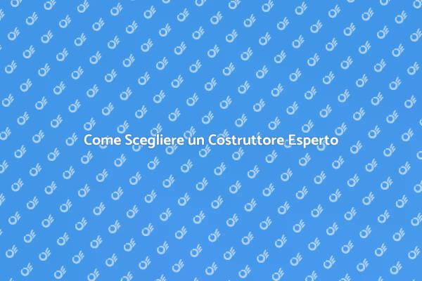 Guida all'Assunzione di un Costruttore