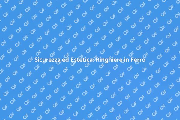 Realizza Ringhiere in Ferro per Terrazze