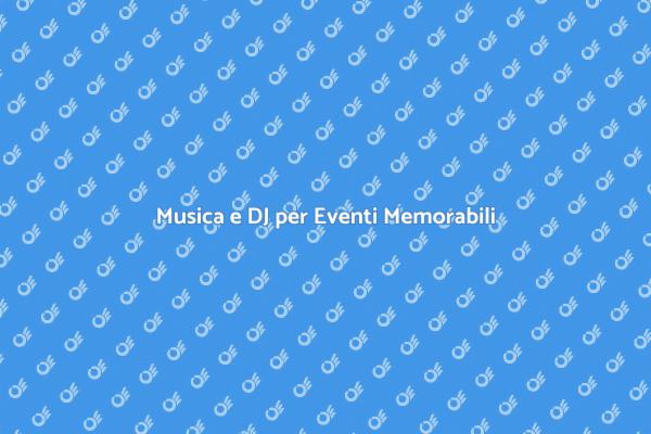 DJ: Il Cuore del Tuo Evento Esclusivo