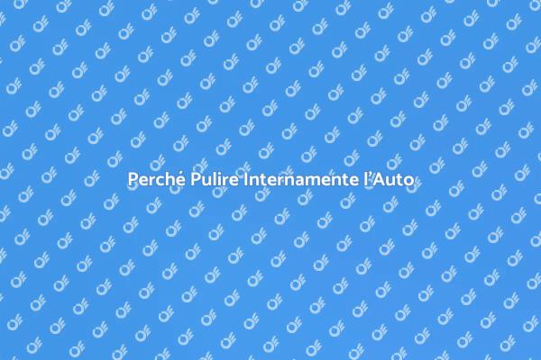 Pulizia Profonda per il Tuo Veicolo