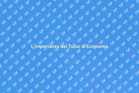 Tutor di Economia per le Superiori