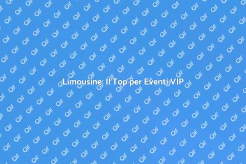 Noleggia una Limousine per il Tuo Evento