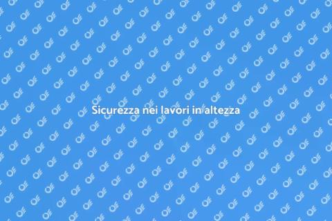 Noleggiare sistemi anticaduta tettoie